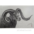 GOAT WORKS OF PEN PINTURA